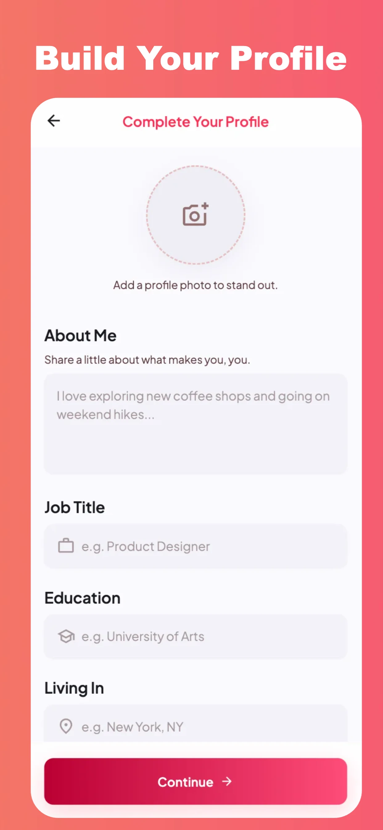 Thème d'Application de Rencontre aperçu 3