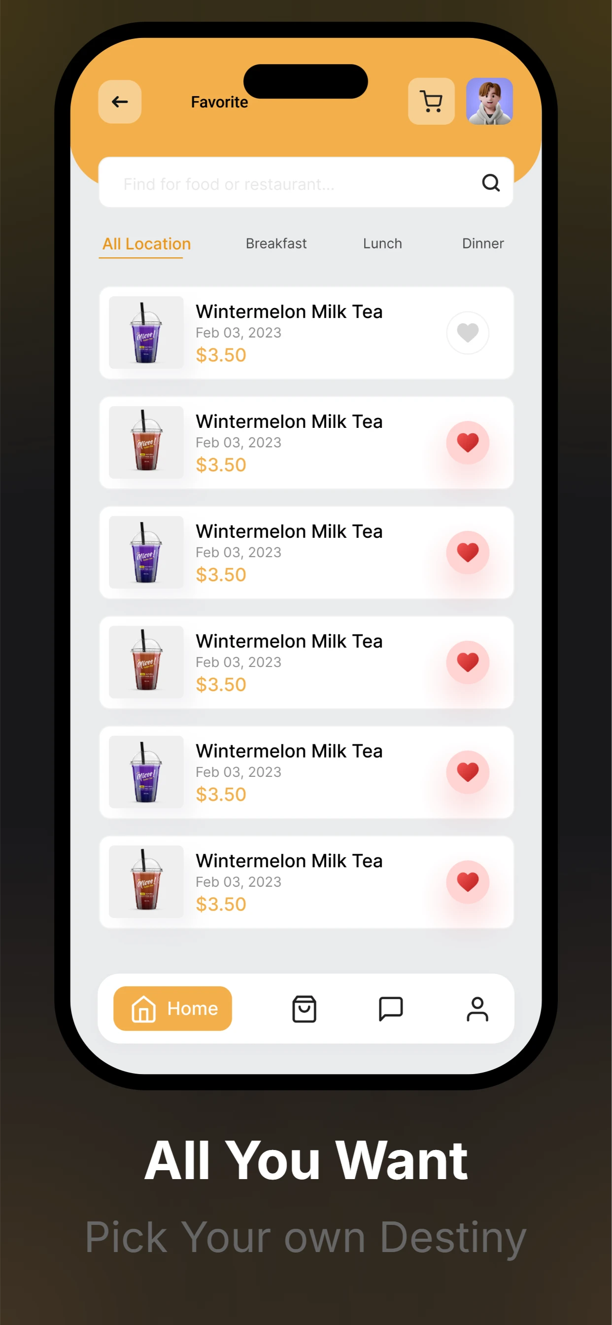 Simple Food App Theme vista previa 2